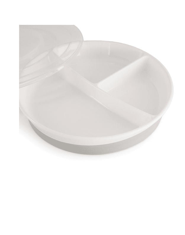 Twistshake White Divided Plate 78177 