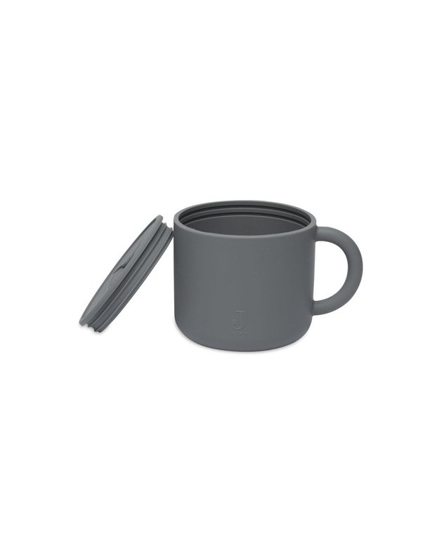 Jollein Silicone Snack Container for Kids Storm Grey