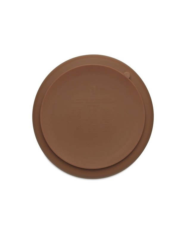 Jollein Baby Plate Silicone Caramel
