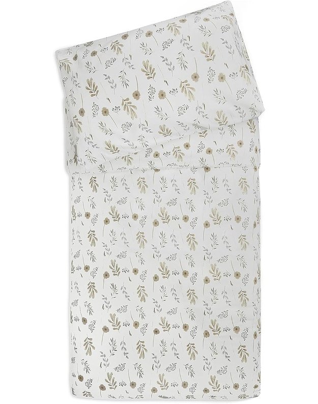 Jollein Bed Linen Set Wild Flowers White 100x140cm 40x60cm
