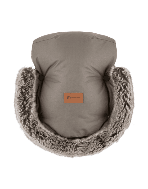 Petite&Mars Furry Gloves  Mocha Mousse