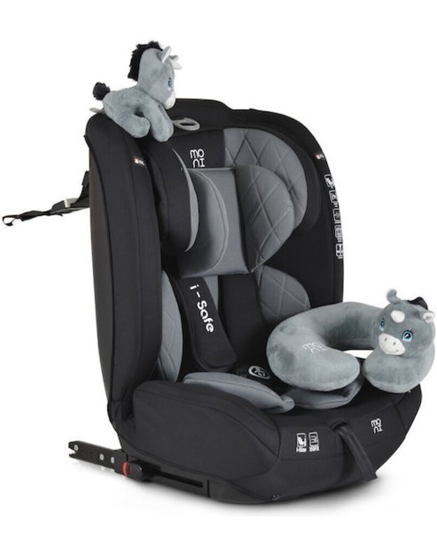 Moni iSafe Car Seat Isofix Grey 9–36 kg 