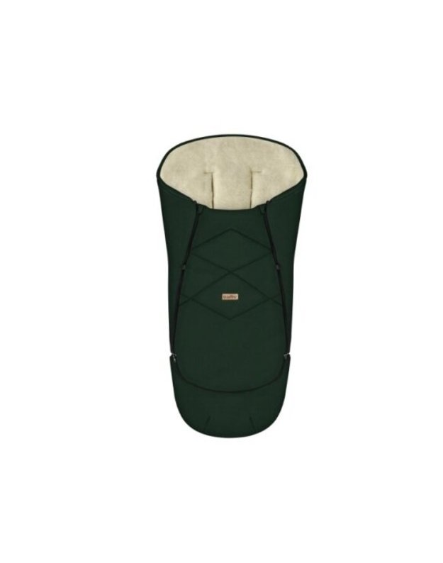 Zaffiro everGrow Nordico Wool Footmuff Bottle Green 