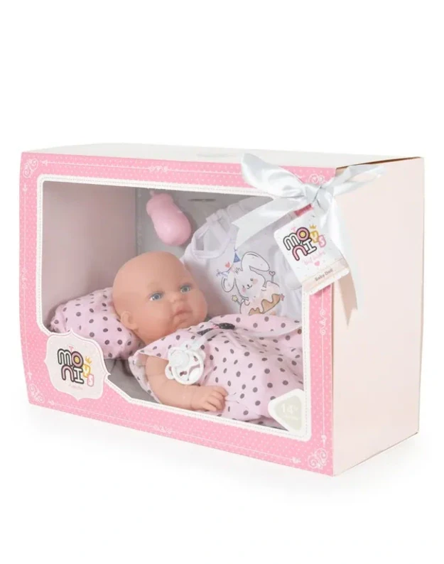 Moni Toys Baby Doll with Accessories 36 cm 