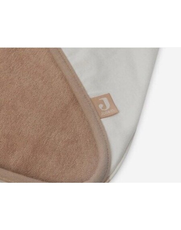 Jollein Terry Hooded Towel Teddy Bear GOTS 75x75 cm – soft & organic baby towel
