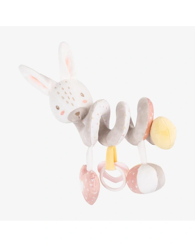 Horizontalus mink&scaron;tas pliu&scaron;inis žaislas spiralė &bdquo;Rabbits in Love&ldquo;