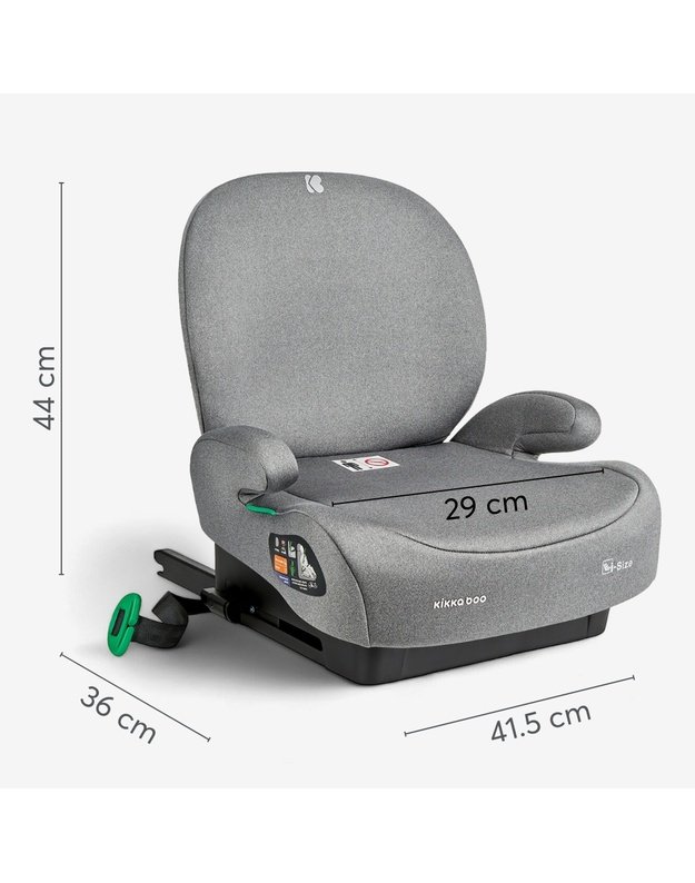 Car booster seat i-Boost Brown (i-Size 125-150 cm)