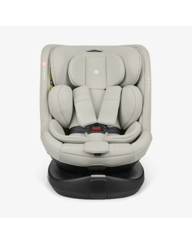 Automobilinė kėdutė KikkaBoo i-Round i-size 40-150cm Light Grey
