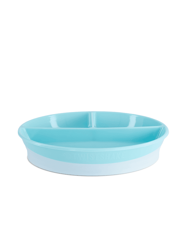 Twistshake Divided Plate Pastel Blue 78170 
