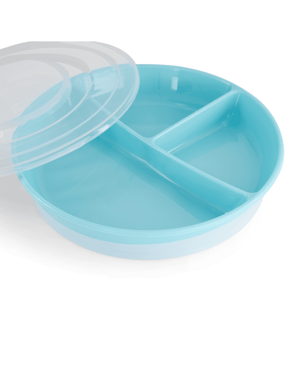 Twistshake Divided Plate Pastel Blue 78170 