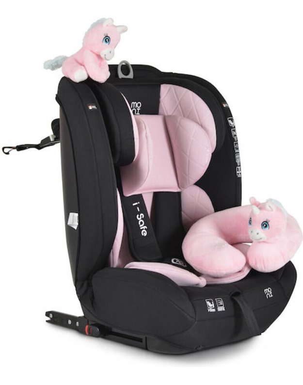 Car Seat Moni i-Safe 76-150 cm (9-36 kg) Pink 