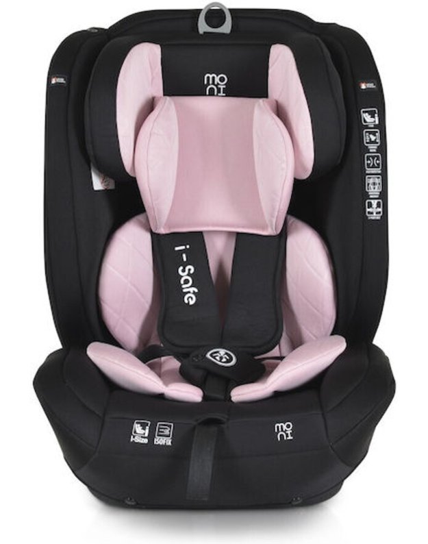 Car Seat Moni i-Safe 76-150 cm (9-36 kg) Pink 