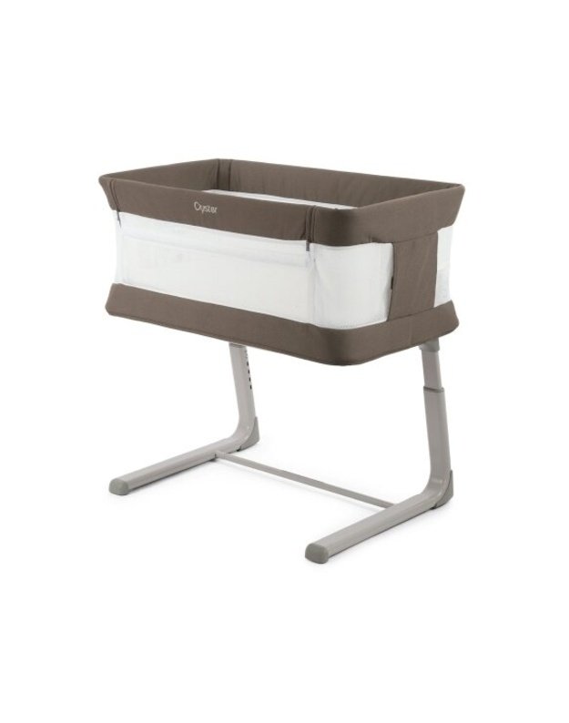 Supamas lop&scaron;iukas Oyster Wiggle Crib Co-Sleeper Mink