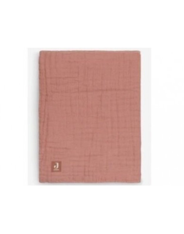 Jollein muslino pledas Wrinkled 120x120 cm Rosewood