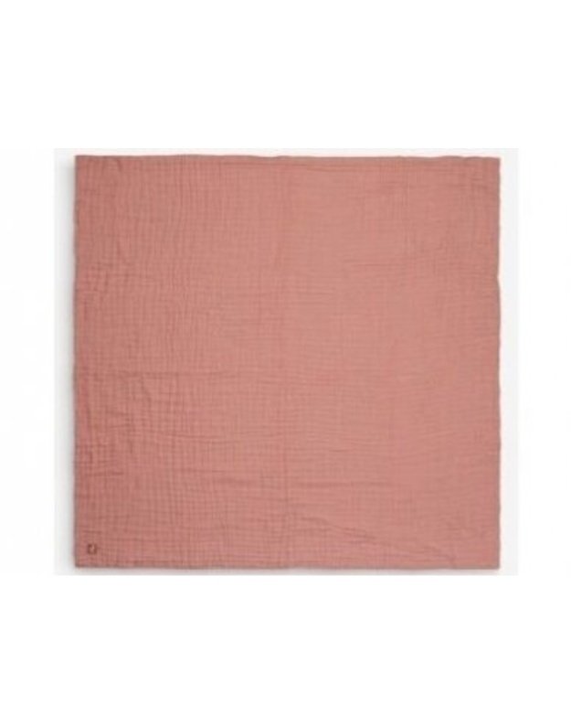Jollein muslino pledas Wrinkled 120x120 cm Rosewood