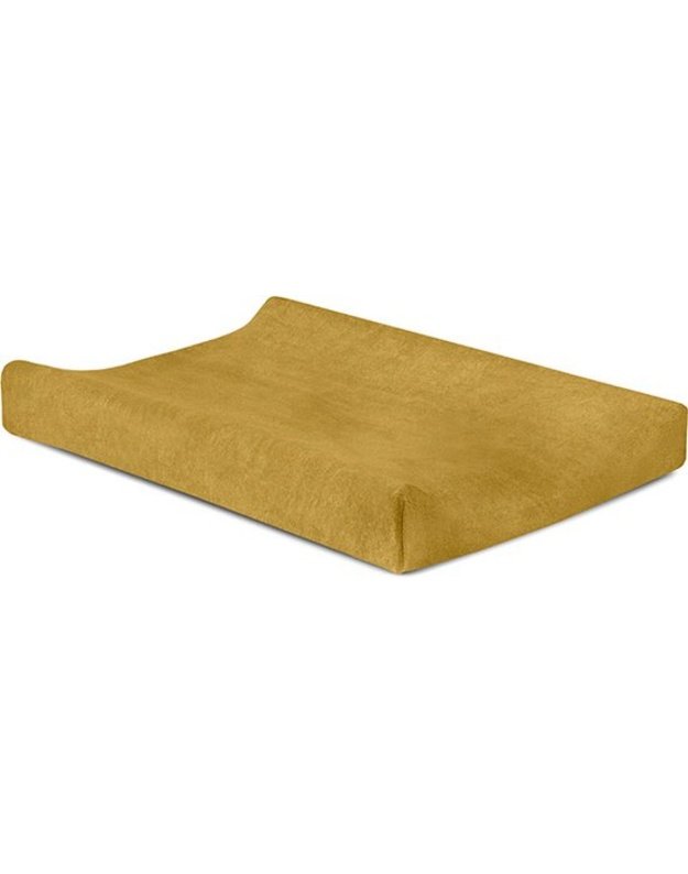Jollein pervystymo čiužinio užvalkalas Badstof Mustard 50x70 cm
