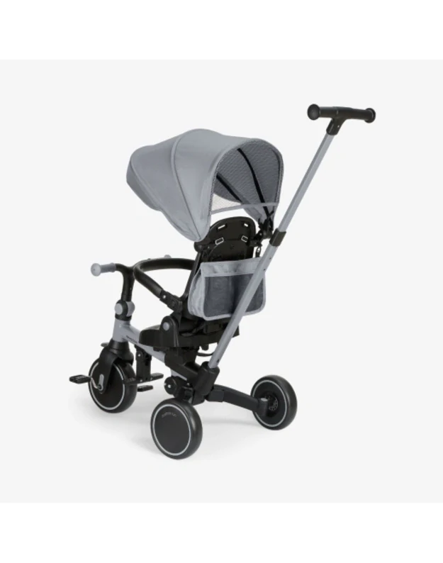 Triratukas 8 in 1 KikkaBoo Aluma Grey &ndash; daugiafunkcis triratukas vaikams