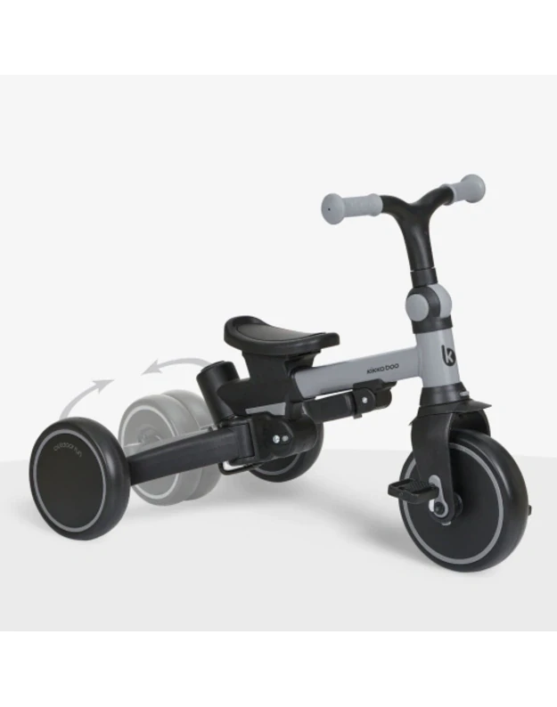 Triratukas 8 in 1 KikkaBoo Aluma Grey &ndash; daugiafunkcis triratukas vaikams