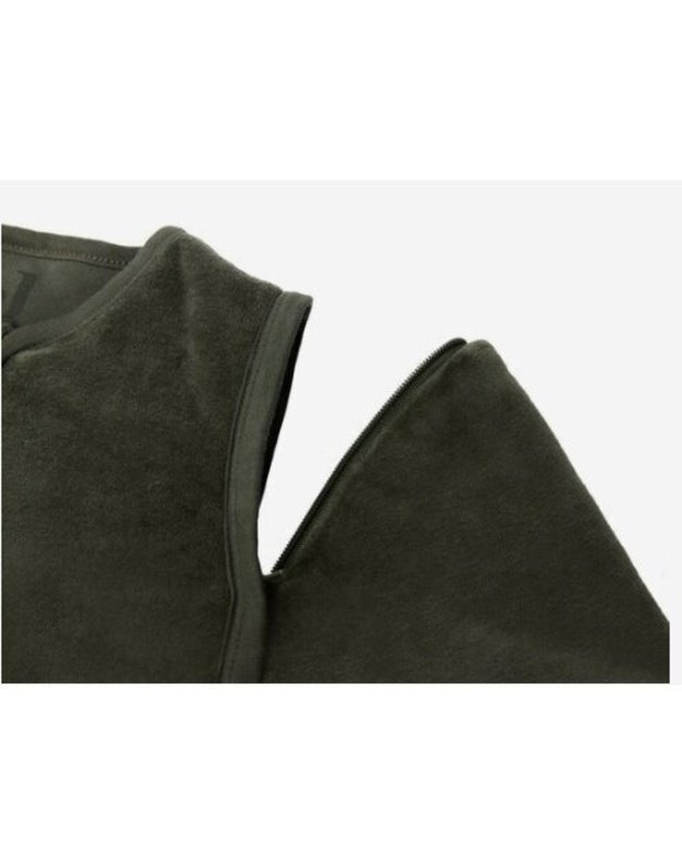 Jollein kūdikio miegmai&scaron;is su nusegamomis rankovėmis Velvet Leaf Green 70cm