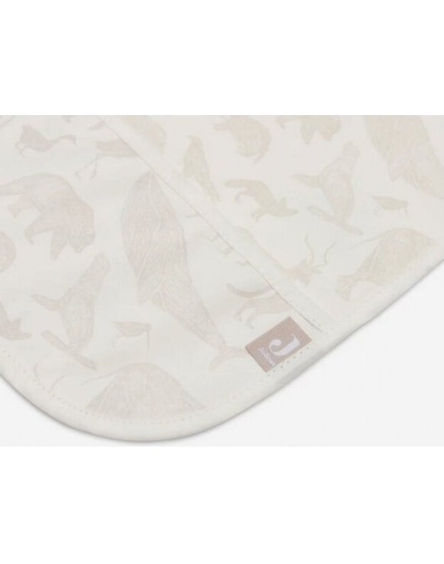 Jollein bib with sleeves, waterproof Animals Nougat