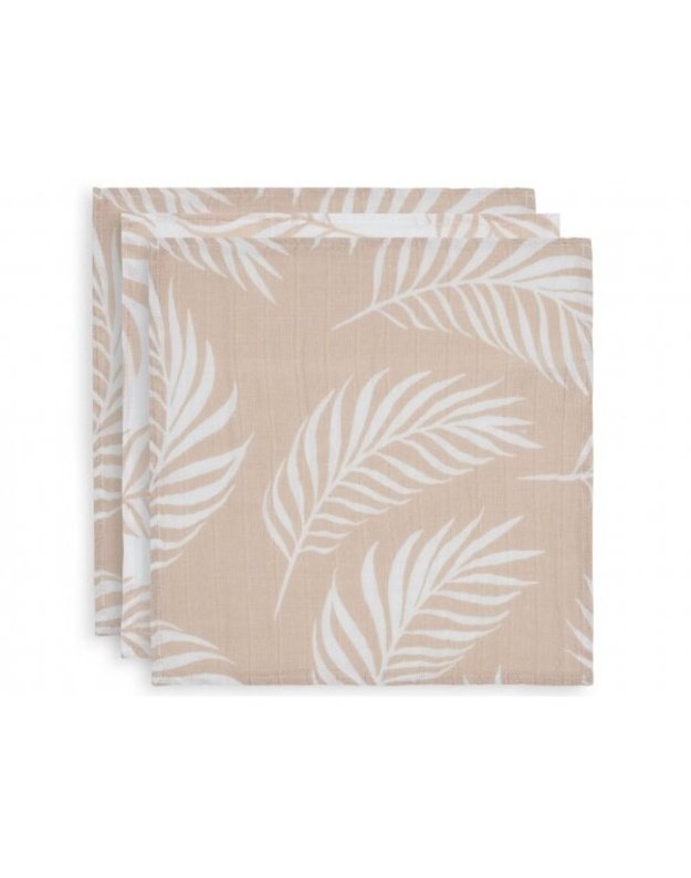 JOLLEIN muslin cloth diaper set 115X115 NATURE PALE PINK 2PCS