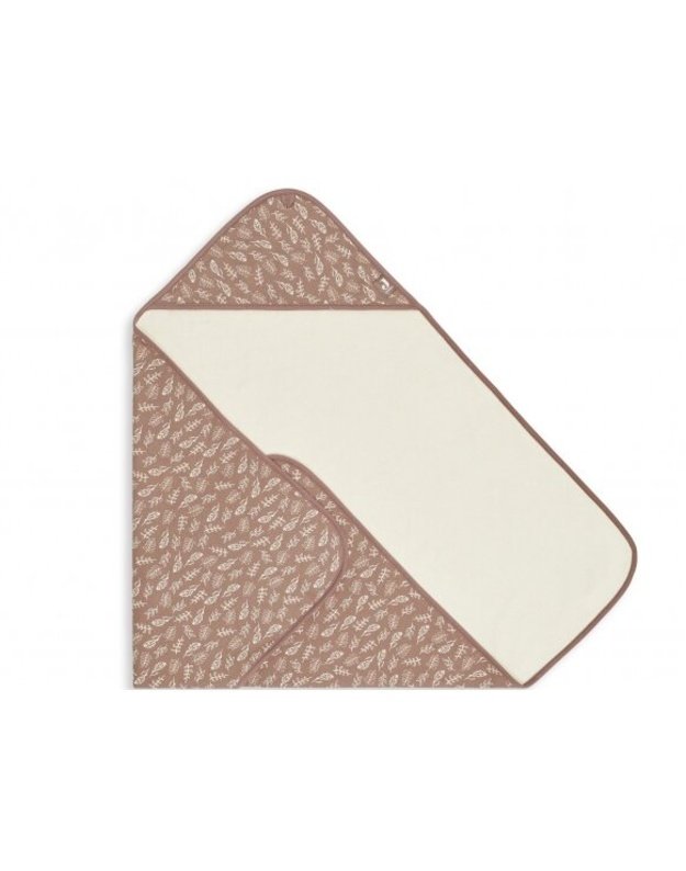 Jollein Hooded Towel Meadow Chestnut 75x75 cm