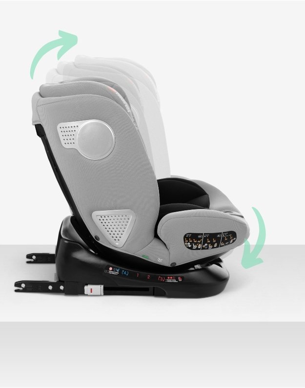Automobilinė kėdutė  Kikka Boo i-Moove Black &ndash; i-Size (40-150 cm)