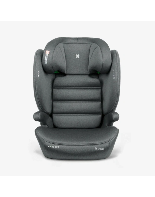 Automobilinė kėdutė KikkaBoo i-Track i-size 100-150cm Dark Grey