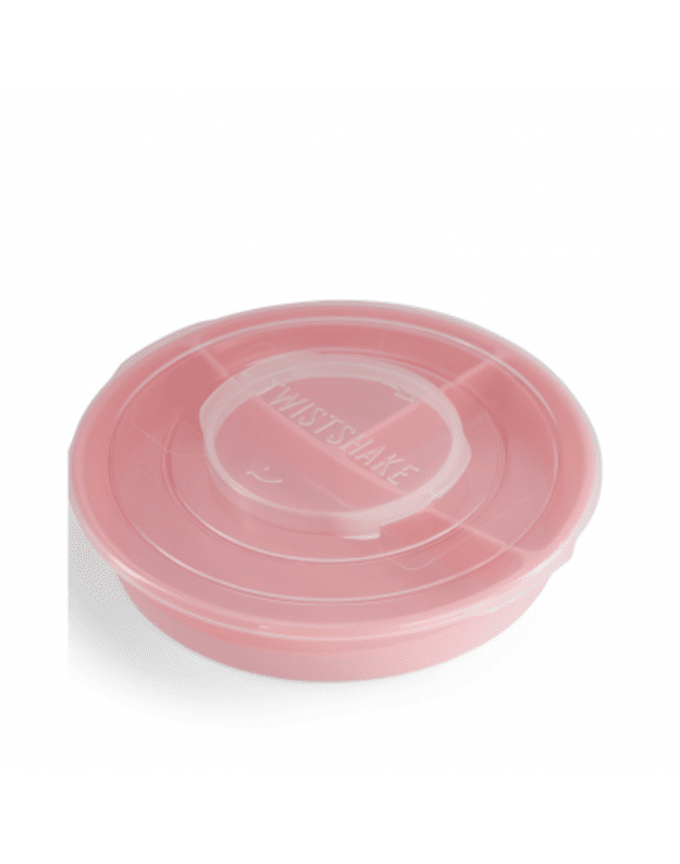 Twistshake Divided Plate Pastel Pink 78169