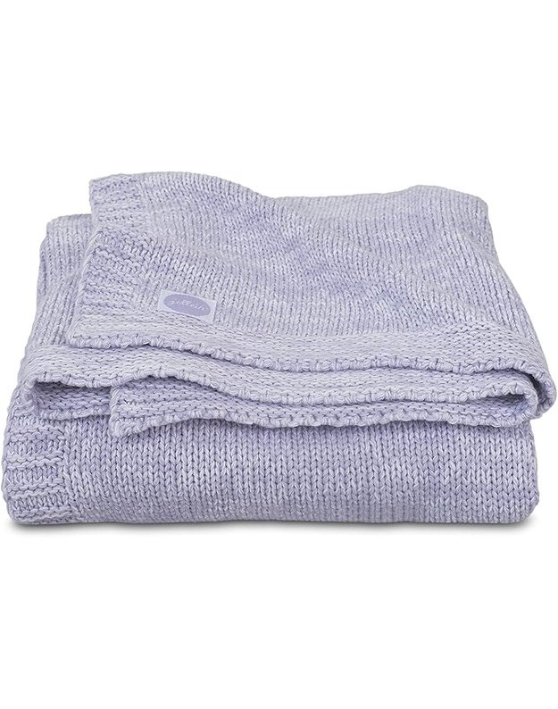 Jollein megztas pledas Melange Soft Lilac 75x100 cm