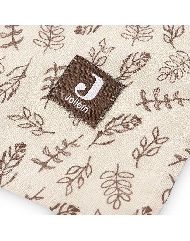 Jollein burnetės Hydrofiel Meadow Chestnut Brown 2 vnt. (115x115 cm)