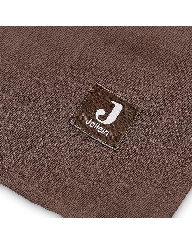 Jollein burnetės Hydrofiel Meadow Chestnut Brown 2 vnt. (115x115 cm)