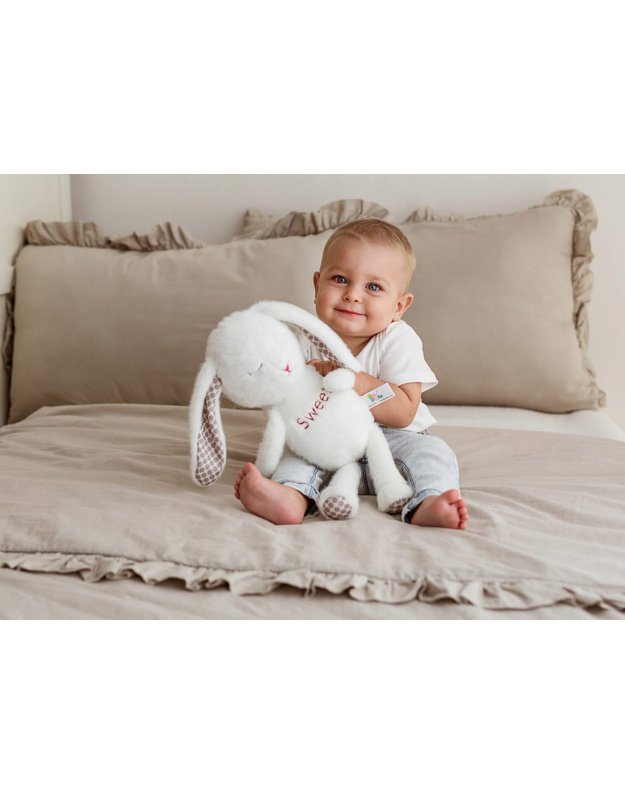 Bali Bazoo Plush Bunny  White 