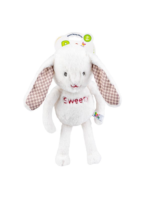 Bali Bazoo Plush Bunny  White 