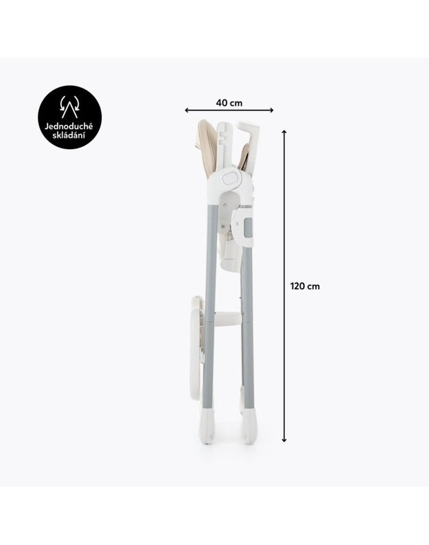 PETITE&amp;MARS Gusto High Chair  Pastel Beige