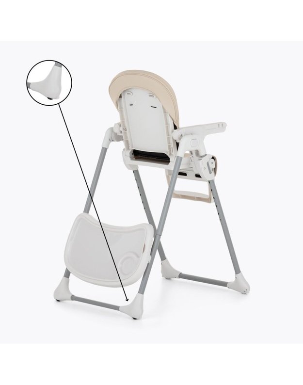 PETITE&amp;MARS Gusto High Chair  Pastel Beige