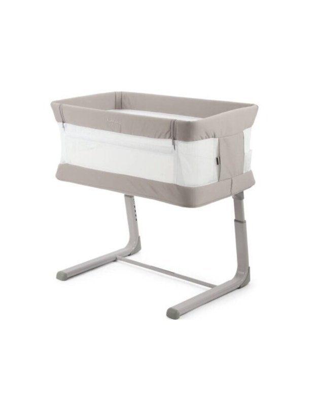 Oyster Wiggle Crib Co-Sleeper Stone