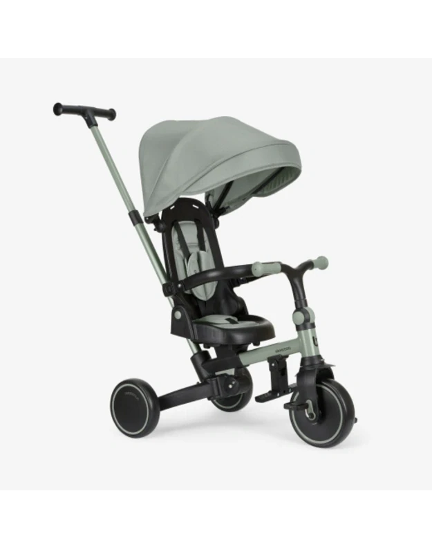 Triratukas 8in1 KikkaBoo Aluma Army Green &ndash; daugiafunkcis vaiki&scaron;kas triratis