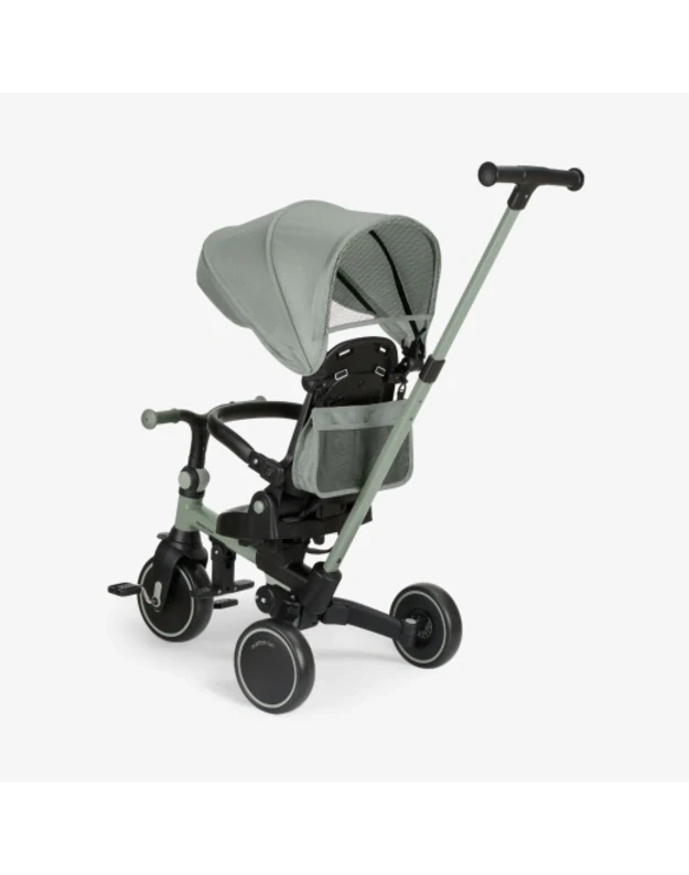 Triratukas 8in1 KikkaBoo Aluma Army Green &ndash; daugiafunkcis vaiki&scaron;kas triratis