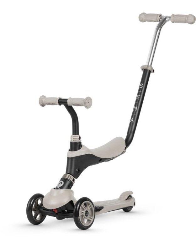 QPlay Sema Step 5in1 balansinis dviratukas ir paspirtukas Beige