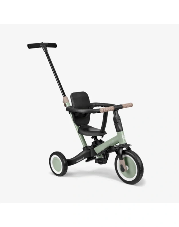KikkaBoo Flip 5in1 triratukas Green&ndash; daugiafunkcis augantis su vaiku