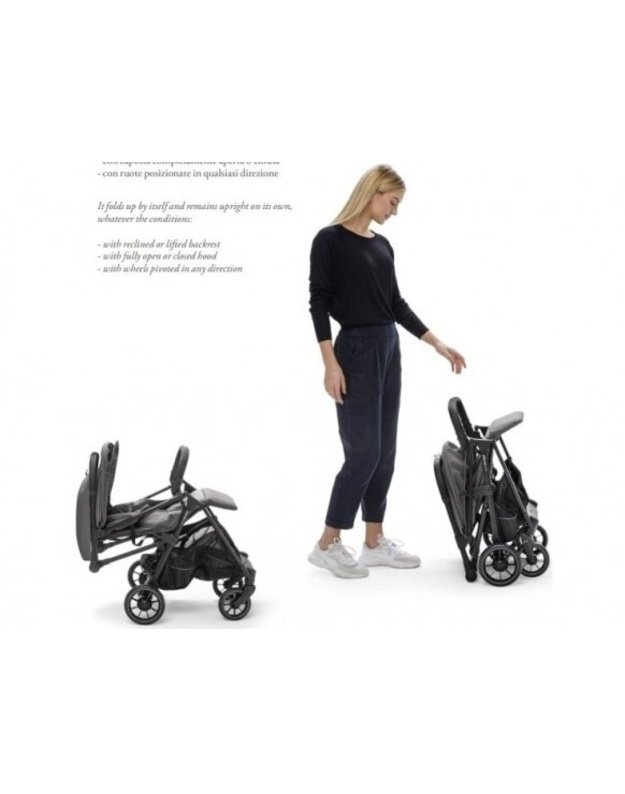 Inglesina NOW Snap Grey Stroller NOW Snap Stroller Grey
