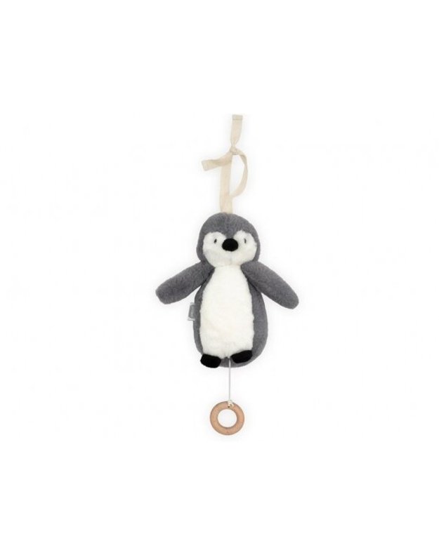 Jollein Musical Hanging Toy Pinguin Storm Grey