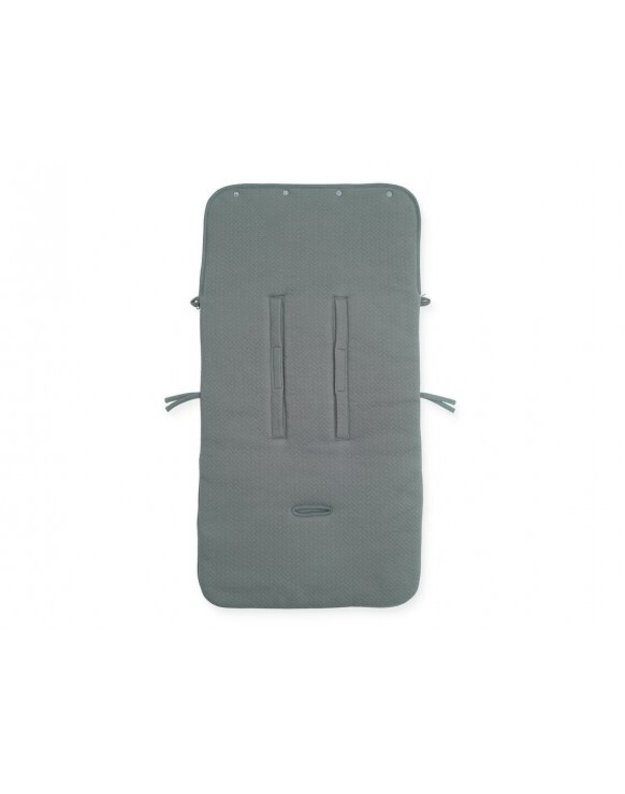 Jollein Brick Velvet Grey car seat cover, bassinet