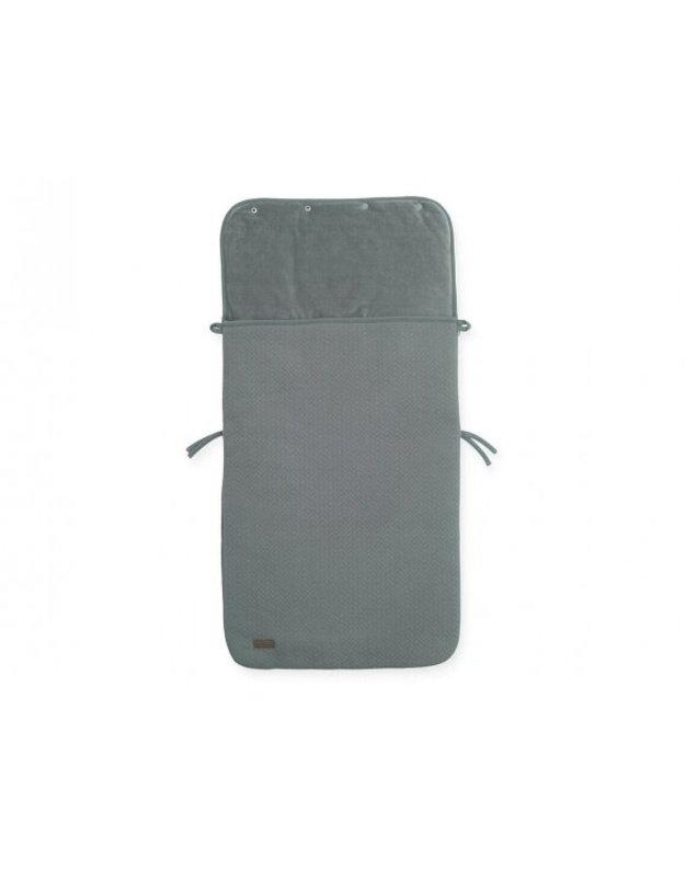 Jollein Brick Velvet Grey car seat cover, bassinet