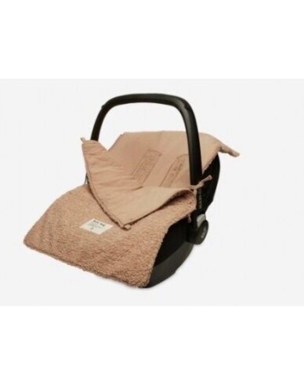 Jollein Boucle Biscuit cover for car seat, bassinet