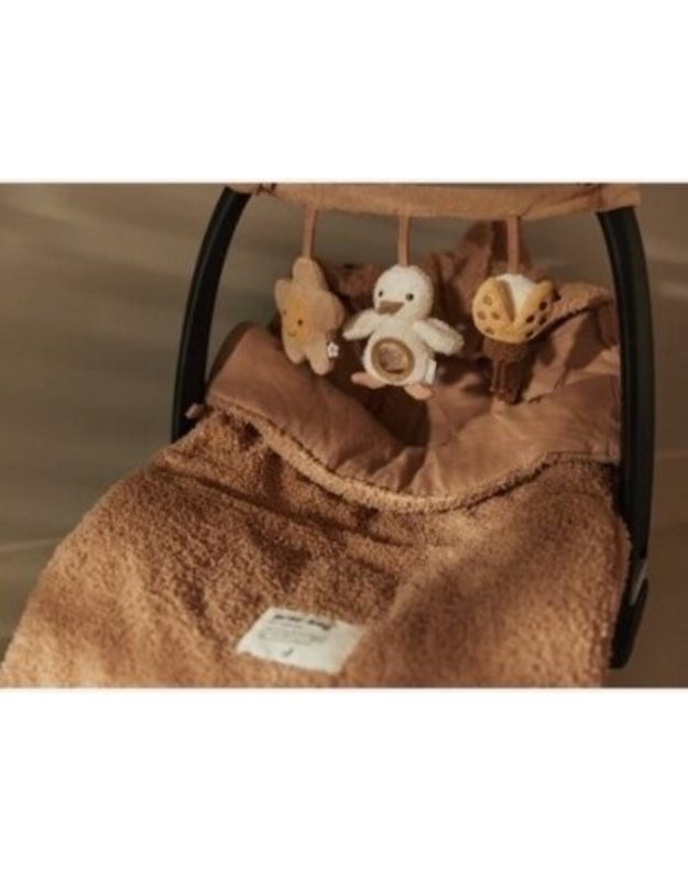 Jollein Boucle Biscuit cover for car seat, bassinet