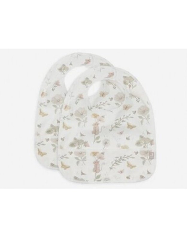 Jollein waterproof bib with pocket Dreamy Mouse 2pcs.