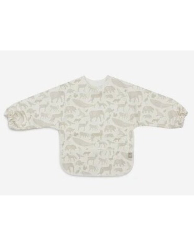 Jollein bib with sleeves, waterproof Pear