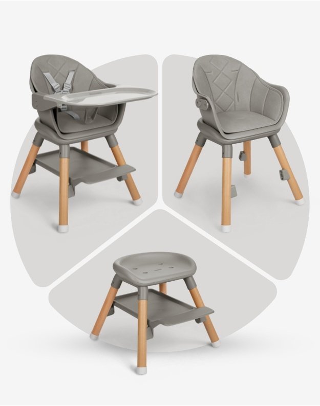 Highchair "Woody Pink"